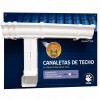 Acople rectangular para tubo blanco canaleta Style Acople Rectangular Para Tubo Blanco Canaleta Style