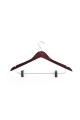 Percha Pantalón Triángulo Con Pinzas Bordeaux - Adulto Percha Pantalón Triángulo Con Pinzas Bordeaux - Adulto