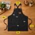 Delantal Gastronómico Unisex Jean Cocina Barbería Asado Chef IMBACK Color Negro Delantal Gastronómico Unisex Jean Cocina Barbería Asado Chef IMBACK Color Negro