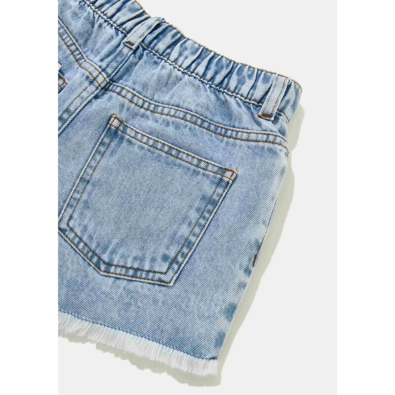 SHORTS FEM AZUL MEDIO