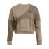 Essential Fleece Crop Crew-BRN BRN-200