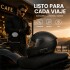 Intercomunicador Bluetooth X15 Pro para Casco de Moto Negro