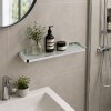ESTANTE DE BAÑO EN VIDRIO 11 X 38 CM Estante De Baño En Vidrio 11 X 38 Cm