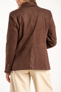 Blazer Gamuza Cafe