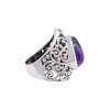 Anillo Lagrima Amatista Imperial. Plata 925 - AN4752 sinpiedra