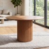 Mesa de Comedor 1.2 Redonda - Rene Marrón