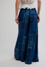 JEAN FLARE PATCHES Azul