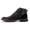 Country Calzado Bota Casual Hombre Acordonado C/cierre - Negro Negro