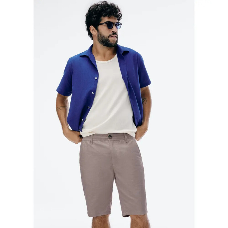 BERMUDA MASC CAQUI CLARO