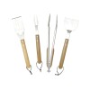 Kit parrillero Set de 4 piezas para asado en valija Kit parrillero Set de 4 piezas para asado en valija