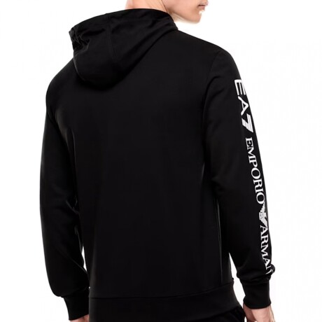 ARMANI EA7 HOODIE Black White