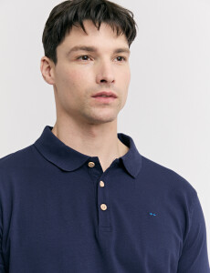 520975 REMERA HARRINGTON LABEL Azul Oscuro