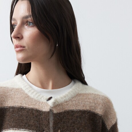 CARDIGAN FROST Chocolate