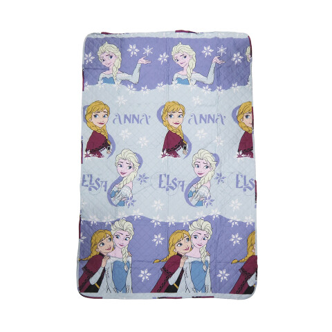 Colcha Infantil Frozen 1 Plaza 100% Microfibra CELESTE