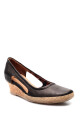 Zapato Taco Corrido Cuero Negro