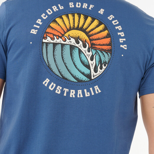 Remera Rip Curl Sunsets Destination - Azul Remera Rip Curl Sunsets Destination - Azul