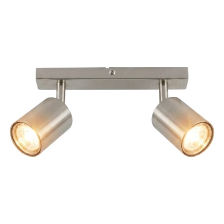AASOL20 Luminaria de Techo Leticia Doble Plateado