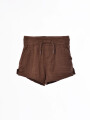 SHORT TINO MARRON (V)