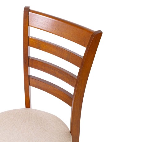 JUEGO DE COMEDOR 1+6 MADERA MARRON HV