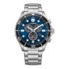 Reloj Citizen AT2560-84L para hombre con correa de acero Plateado