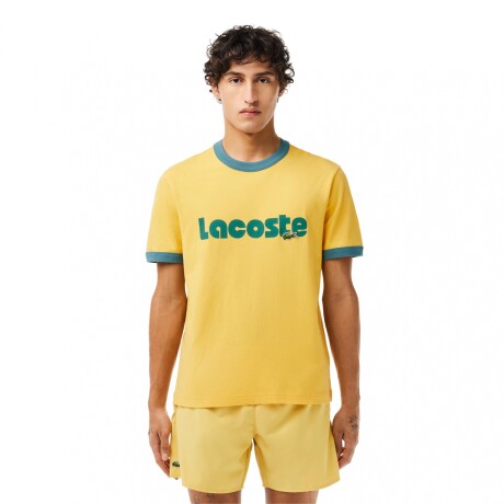 Remera LACOSTE YELLOW/BLUE