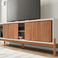 RACK PARA TV MODELO TANNEN 1.8 - COLOR FREIJO/OFF WHITE Rack Para Tv Modelo Tannen 1.8 - Color Freijo/off White