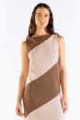 MILA BICOLOR DRESS Fucsia