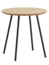 Mesa auxiliar NYBO Ø40 roble/negro Mesa auxiliar NYBO Ø40 roble/negro