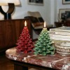 Vela árbol de navidad Verde