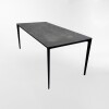 MESA DE EXTERIOR CELLINA NEGRO - RECTANGULAR
