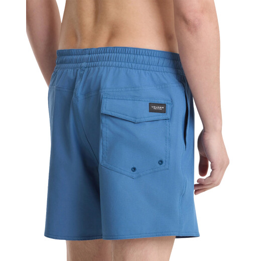 Short Volcom ABG LIDO SOLID TRUNK 16 - Azul Short Volcom ABG LIDO SOLID TRUNK 16 - Azul
