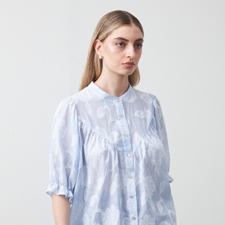 CAMISA TRAZO Celeste