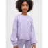 FAST CASHSOFT SWEATER_CREW PURPLE HEATHER 450