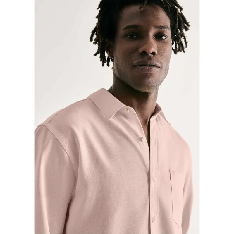 CAMISA MASC ROSA CLARO