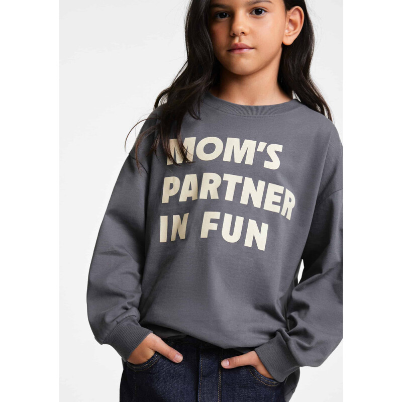 BLUSA ML FEM CINZA MEDIO