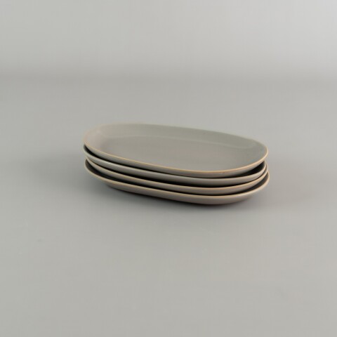 Plato oval 20 x 13 cm Skylarke Grey Plato oval 20 x 13 cm Skylarke Grey