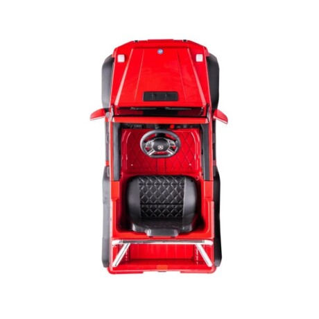 VEHICULO INFANTIL A BATERIA CAMIONETA MERCEDES BENZ G63 CON 6 RUEDAS ROJA VEHICULO INFANTIL A BATERIA CAMIONETA MERCEDES BENZ G63 CON 6 RUEDAS ROJA