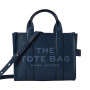 MARC JACOBS - THE LEATHER SMALL TOTE BAG Azul