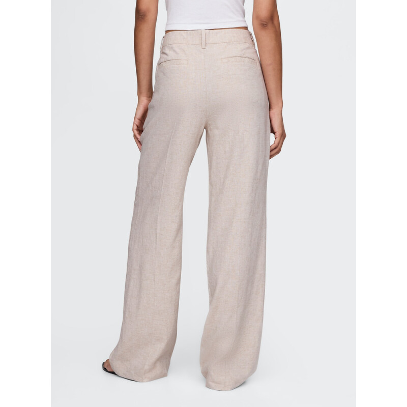 365 LR WIDE LEG - LINEN FLAX LINEN