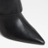 WILAMENA MEDIUM BROWN LEATHER BLACK