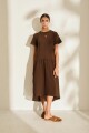 VESTIDO COTTON SIERRA Pre Venta Chocolate