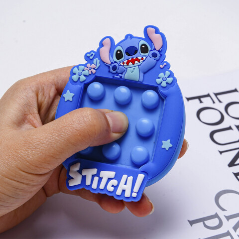 Llavero Infantil POP IT Stitch con Enganche 7 x 9 cm U