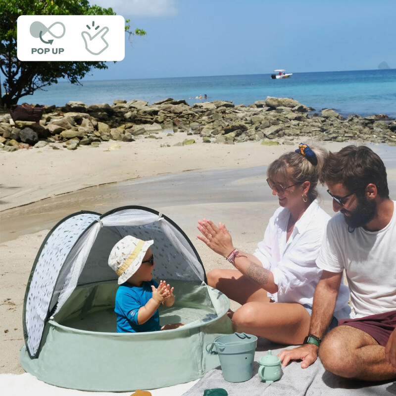 Carpa Zona de juego Anti-UV UPF 50+ Piscina Aquani Provence Baby Moov Carpa Zona de juego Anti-UV UPF 50+ Piscina Aquani Provence Baby Moov