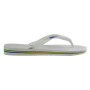 Sandalias Havaianas Brasil Logo FC Mujer Blanco