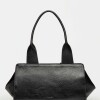Bolso Mila en cuero liso Negro