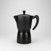 Cafetera Italiana en Aluminio 9 tazas Negro