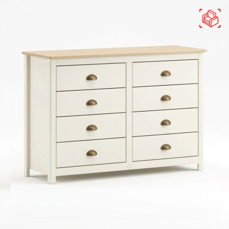 Cómoda PINO NATURAL-BEIGE TOPAZIO