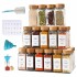 Set De 24 Especiero Frascos De Vidrio Condimentos recipiente organizador Cocina IMBACK Set De 24 Especiero Frascos De Vidrio Condimentos recipiente organizador Cocina IMBACK