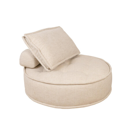 SOFÁ GIRATORIO 1 CUERPO TELA-PREMIUM NATURAL-BEIGE ELEMENT NATURAL