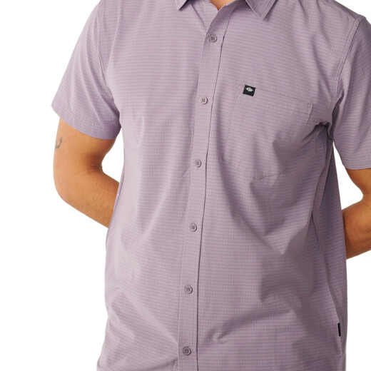 Camisa Rip Curl Vaporcool Aerotech S/S - Lila Camisa Rip Curl Vaporcool Aerotech S/S - Lila